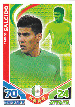 Carlos Salcido Mexico 2010 World Cup Match Attax #164